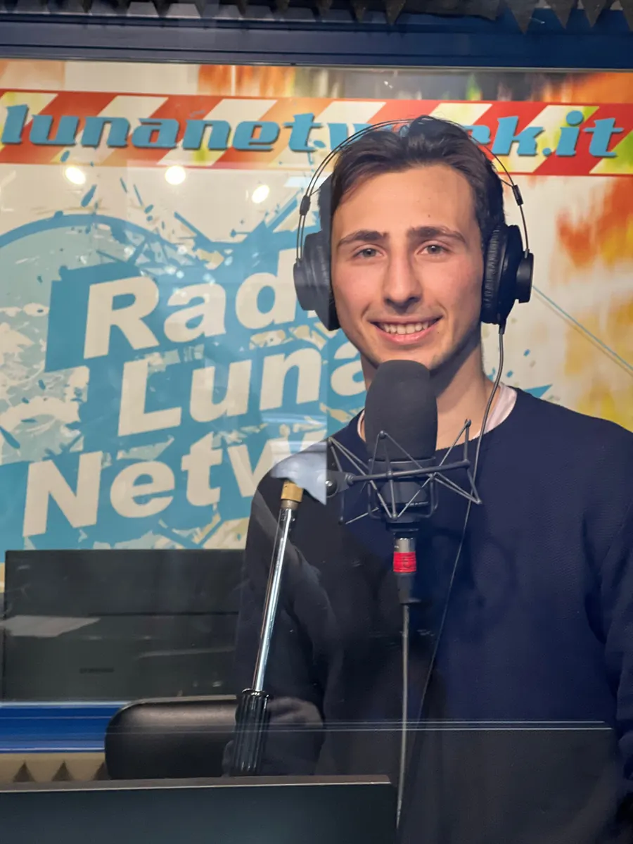 Francescomatteo in studio a Radio Luna Network